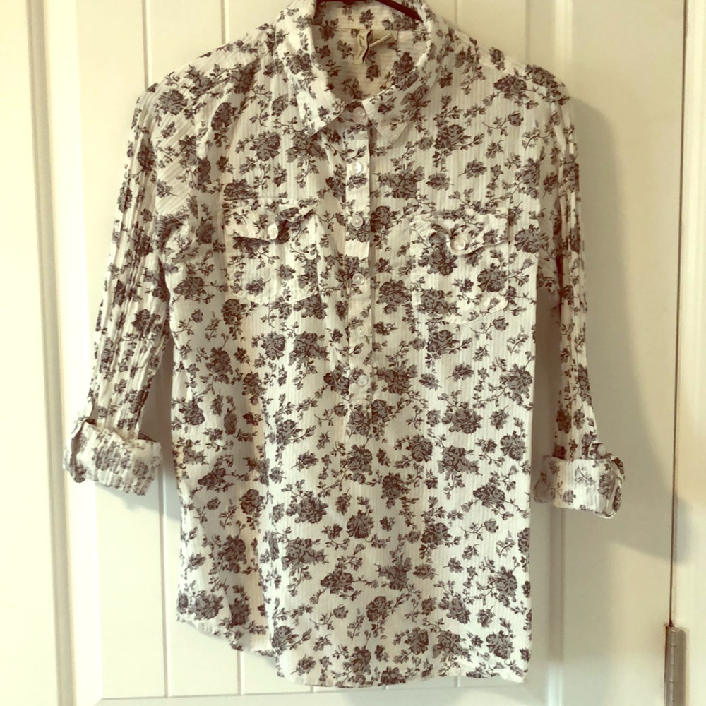Floral print top